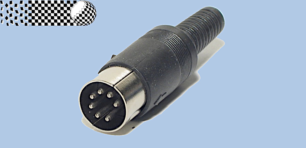 DIN connectors are used in audio, video, computer and industrial equipment.
