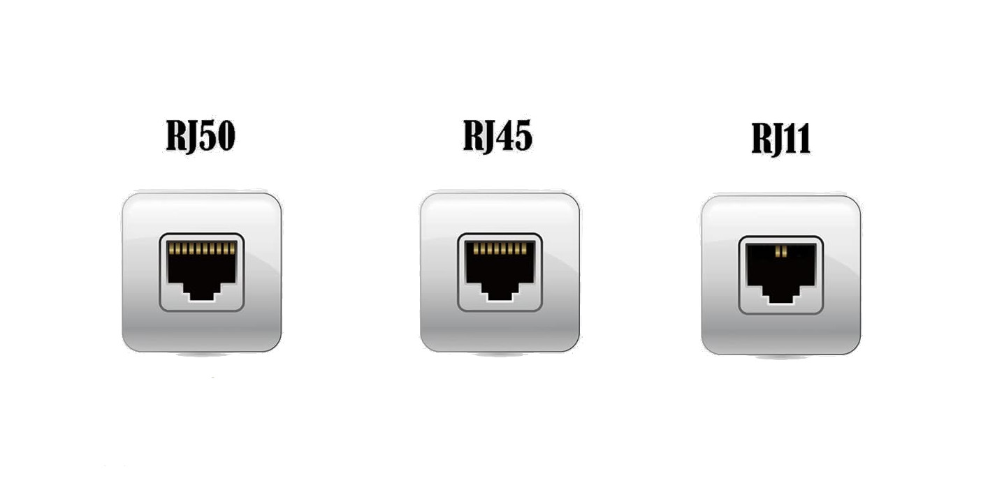 Diferenças entre Registered Jack
