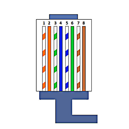 գույն կոդեր rj45
