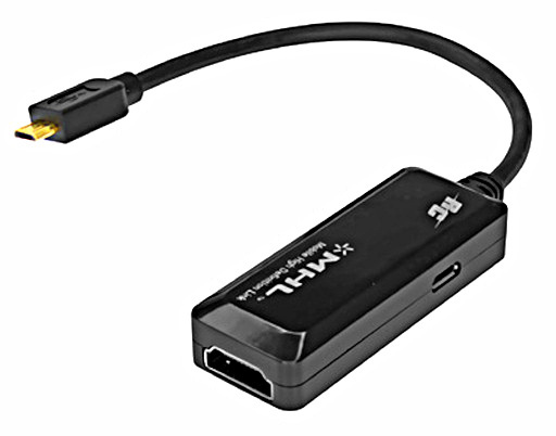 Kabel aktif Micro USB 2.0+ ke HDMI
