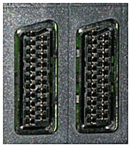 Konektor SCART je najbežnejší na starších televízoroch
